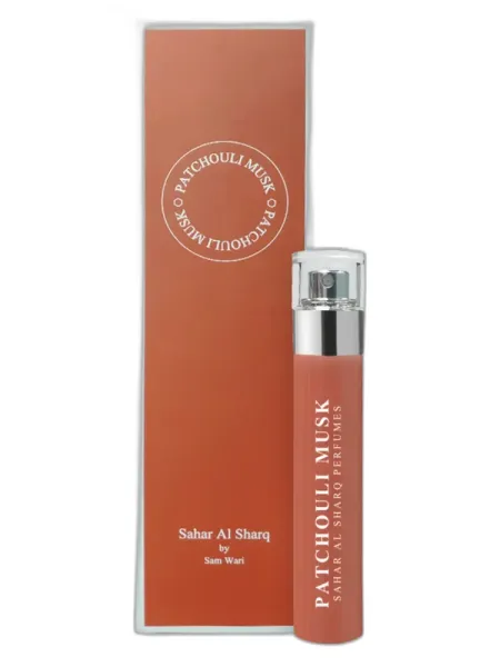 Frasco del perfume Sahar Al Sharq Perfumes Patchouli Musk