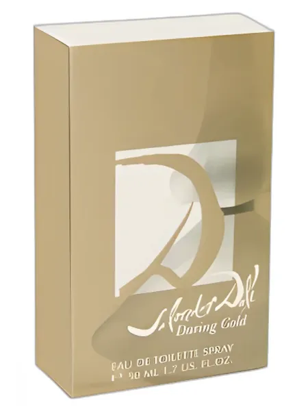 Frasco del perfume Salvador Dali Daring Gold