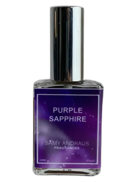 Frasco del perfume Samy Andraus Fragrances Purple Sapphire unisex