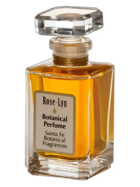 Frasco del perfume Santa Fe Botanical Natural Fragrance Collection Rose-Lyn