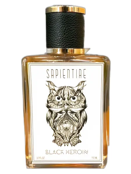 Frasco del perfume Sapientiae Niche Black Heroin