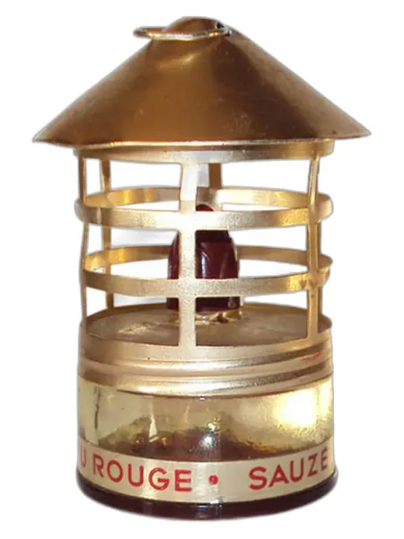 Frasco del perfume Sauzé Feu Rouge Sauze