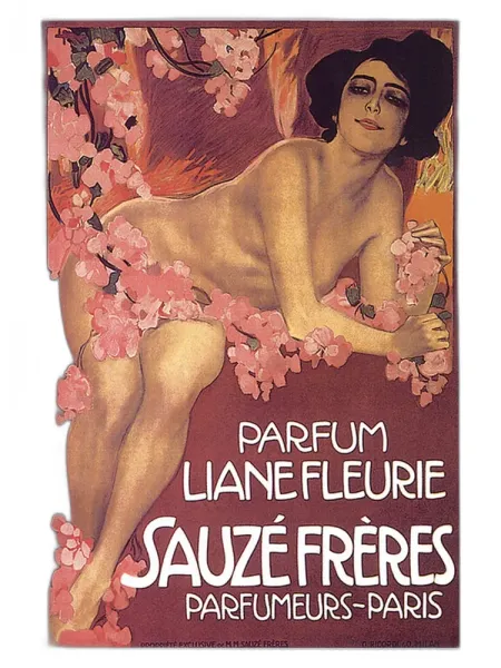Frasco del perfume Sauzé Liane Fleuri Sauze
