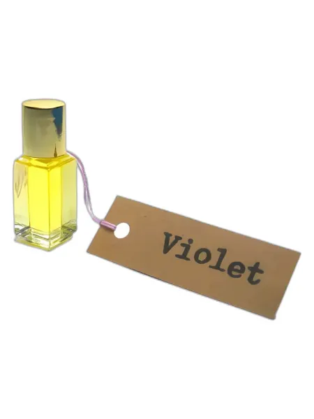 Frasco del perfume Scent by the Sea Violet Perfume Oil