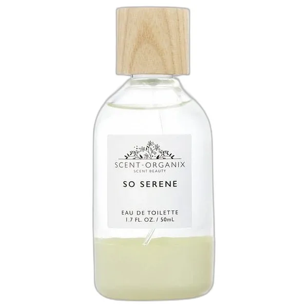 Frasco del perfume Scent Organix So Serene Eau de Toilette