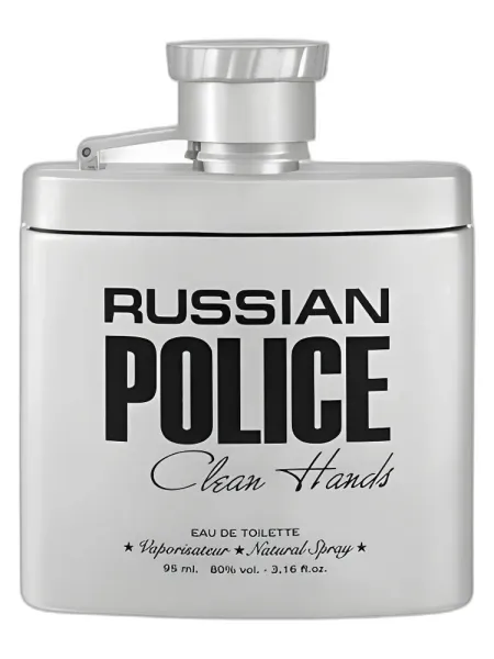 Frasco del perfume Sergio Nero Russian Police Clean Hands