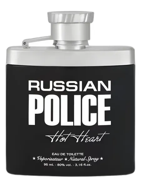 Frasco del perfume Sergio Nero Russian Police Hot Heart