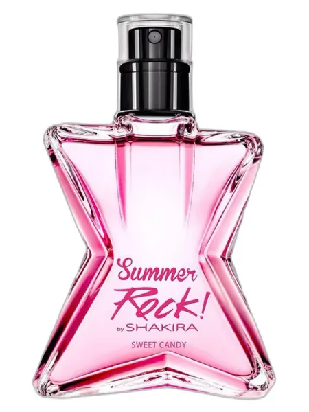 Frasco del perfume Shakira Summer Rock! Sweet Candy
