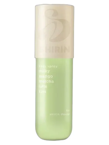 Frasco del perfume Shirin Beauty Milky Mango Matcha Latte Kiss 2026
