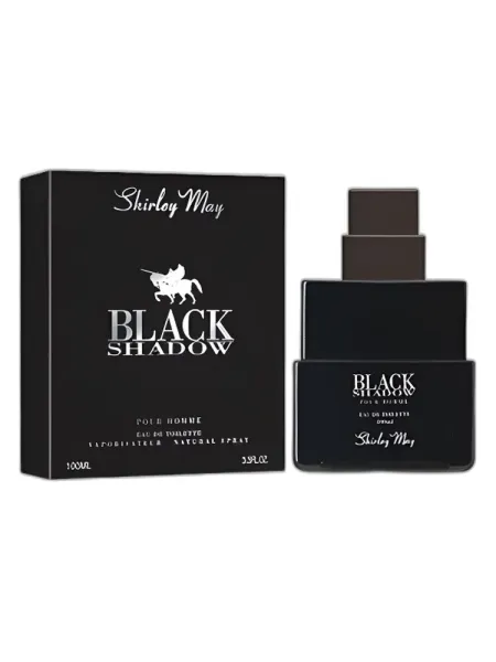 Frasco del perfume Shirley May Black Shadow