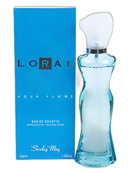 Frasco del perfume Shirley May Loral