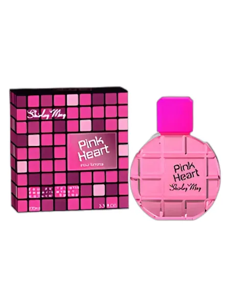 Frasco del perfume Shirley May Pink Heart