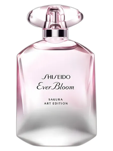 Frasco del perfume Shiseido Ever Bloom Sakura Art Edition