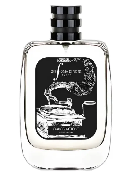 Frasco del perfume Sinfonia di Note Bianco Cotone unisex