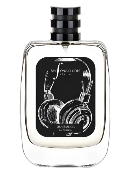 Frasco del perfume Sinfonia di Note Dea Bianca unisex Eau de Parfum