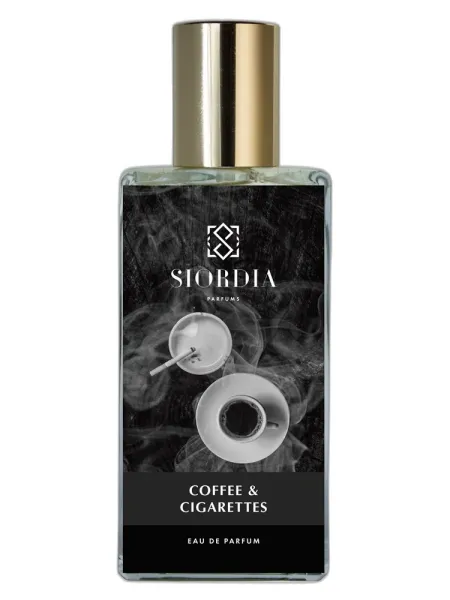 Frasco del perfume Siordia Parfums Coffee & Cigarettes unisex Eau de Parfum
