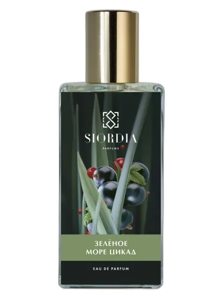 Frasco del perfume Siordia Parfums The Green Sea of icadas   unisex Eau de Parfum