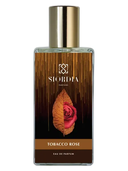 Frasco del perfume Siordia Parfums Tobacco Rose unisex Eau de Parfum