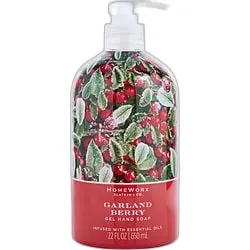 Frasco del perfume Slatkin + Co. Homeworx Garland Berry