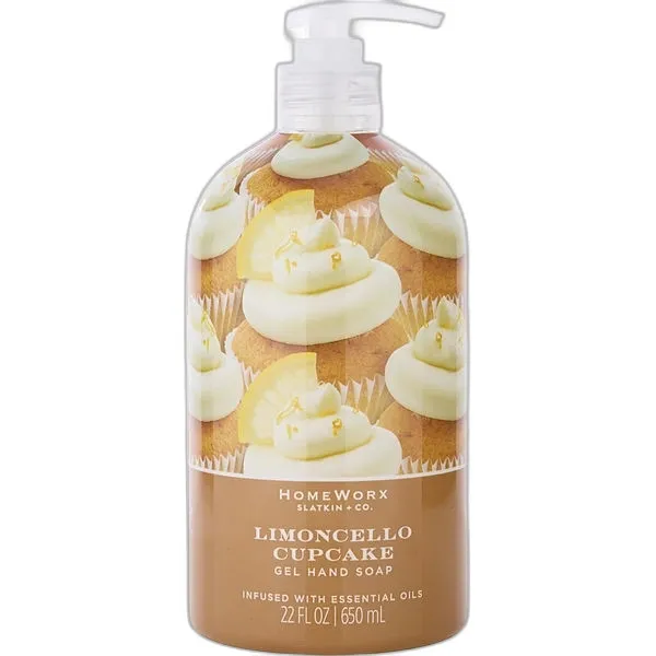 Frasco del perfume Slatkin + Co. Homeworx Limoncello Cupcake