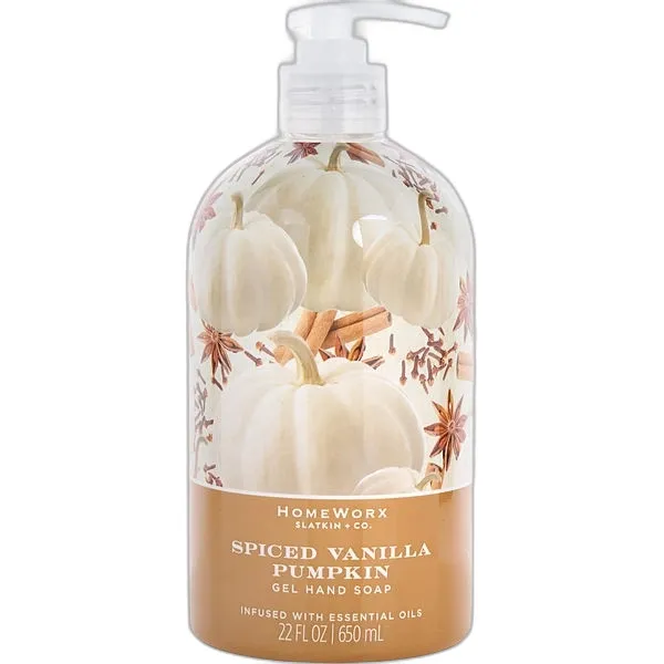 Frasco del perfume Slatkin + Co. Homeworx Spiced Vanilla Pumpkin