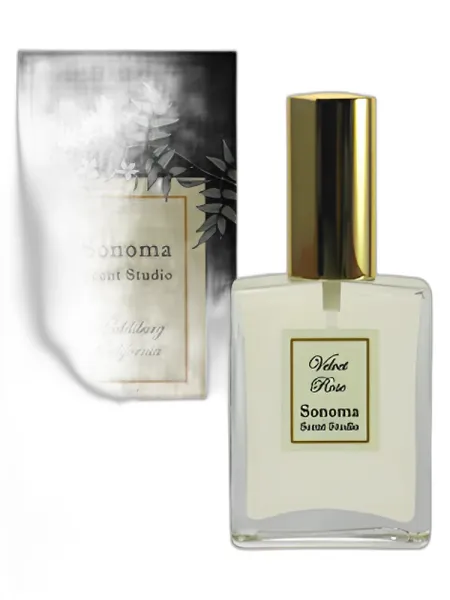 Frasco del perfume Sonoma Scent Studio Velvet Rose