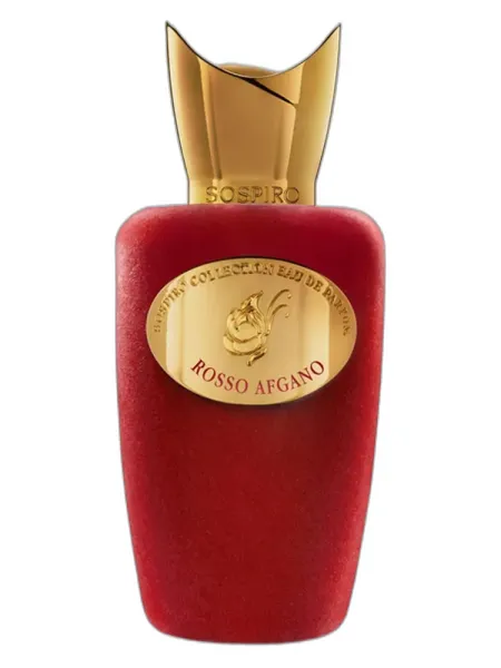 Frasco del perfume Sospiro Perfumes Rosso Afgano unisex