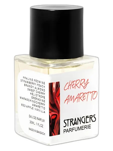 Frasco del perfume Strangers Parfumerie Cherry Amaretto unisex Eau de Parfum