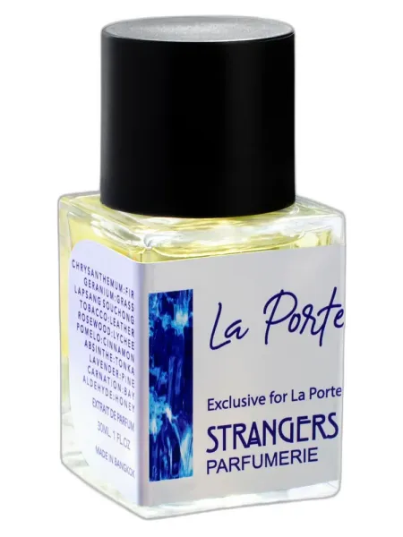 Frasco del perfume Strangers Parfumerie La Porte unisex Eau de Parfum