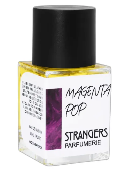 Frasco del perfume Strangers Parfumerie Magenta Pop unisex Eau de Parfum