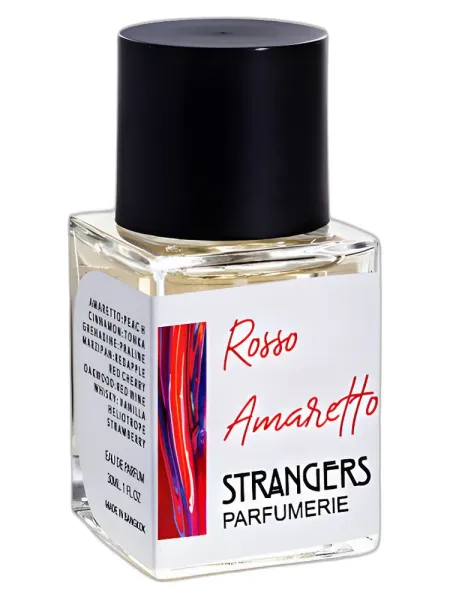 Frasco del perfume Strangers Parfumerie Rosso Amaretto unisex Eau de Parfum