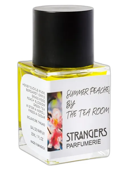 Frasco del perfume Strangers Parfumerie Summer Peaches By The Tea Room unisex Eau de Parfum