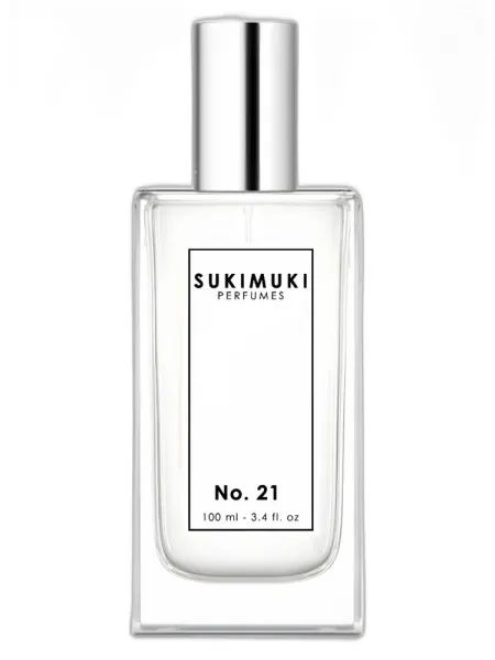 Frasco del perfume Sukimuki No. 21 unisex