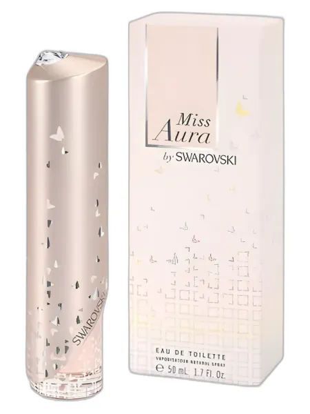 Frasco del perfume Swarovski Miss Aura