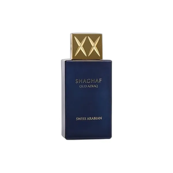 Frasco del perfume Swiss Arabian Shaghaf Oud Azraq Eau de Parfum