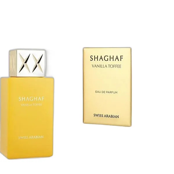 Frasco del perfume Swiss Arabian Shaghaf Vanilla Toffee Eau de Parfum