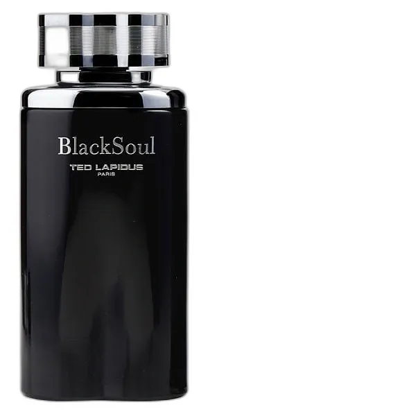 Frasco del perfume Ted Lapidus Black Soul Eau de Toilette