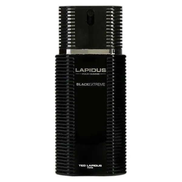 Frasco del perfume Ted Lapidus Pour Homme Black Extreme Eau de Toilette