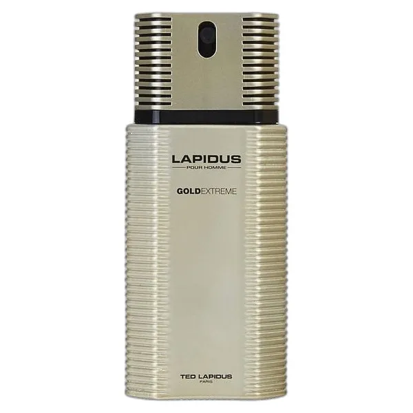 Frasco del perfume Ted Lapidus Pour Homme Gold Extreme Eau de Toilette