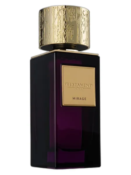 Frasco del perfume Testament London Mirage unisex Extrait