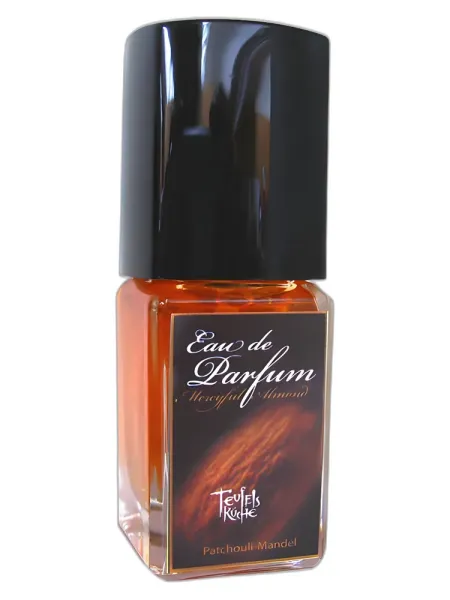 Frasco del perfume Teufels Kuche Patchouli Mercyful Almond