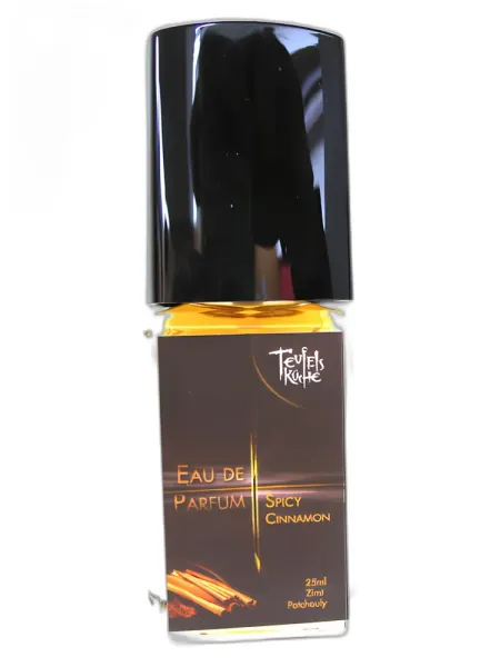 Frasco del perfume Teufels Kuche Patchouli Spicy Cinnamon unisex Eau de Parfum