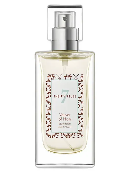 Frasco del perfume The 7 Virtues Vetiver of Haiti unisex Eau de Parfum