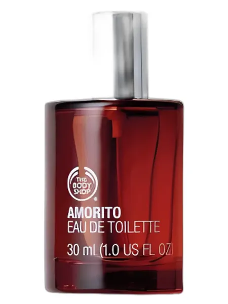 Frasco del perfume The Body Shop Amorito