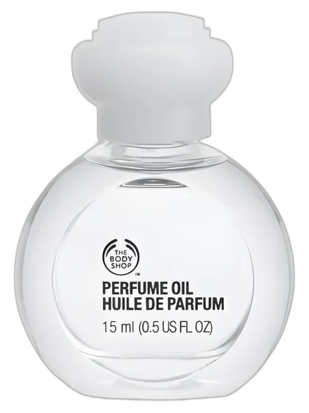 Frasco del perfume The Body Shop Coconut Perfume Oil