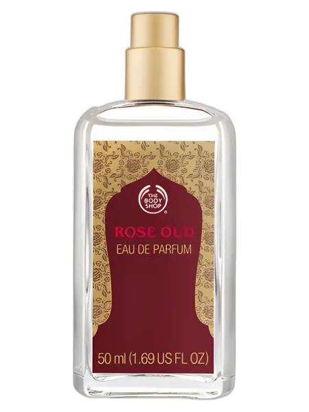Frasco del perfume The Body Shop Rose Oud