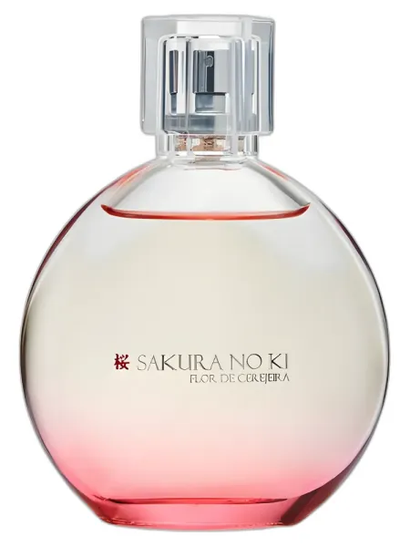 Frasco del perfume The Body Shop Sakura No Ki Flor de Cerejeira