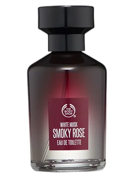 Frasco del perfume The Body Shop White Musk Smoky Rose