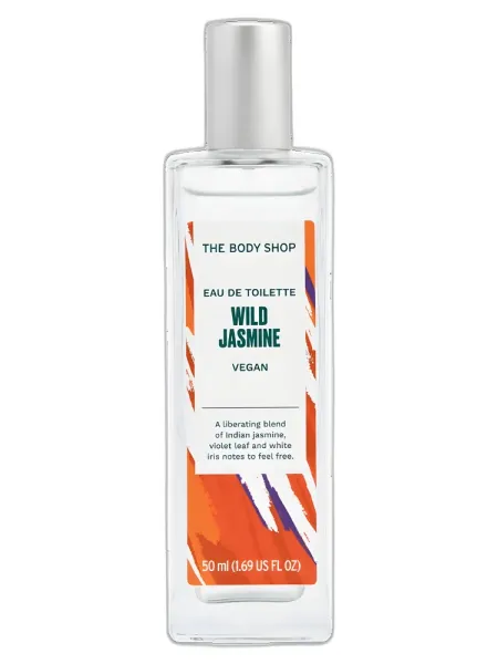 Frasco del perfume The Body Shop Wild Jasmine Eau de Toilette