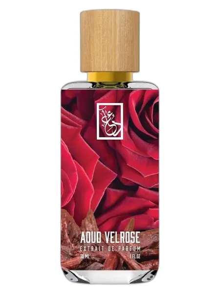 The Dua Brand Aoud Velrose परफ्यूम की बोतल
